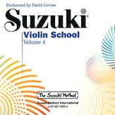 SUZUKI VIOLIN SCHOOL #4 CD cover